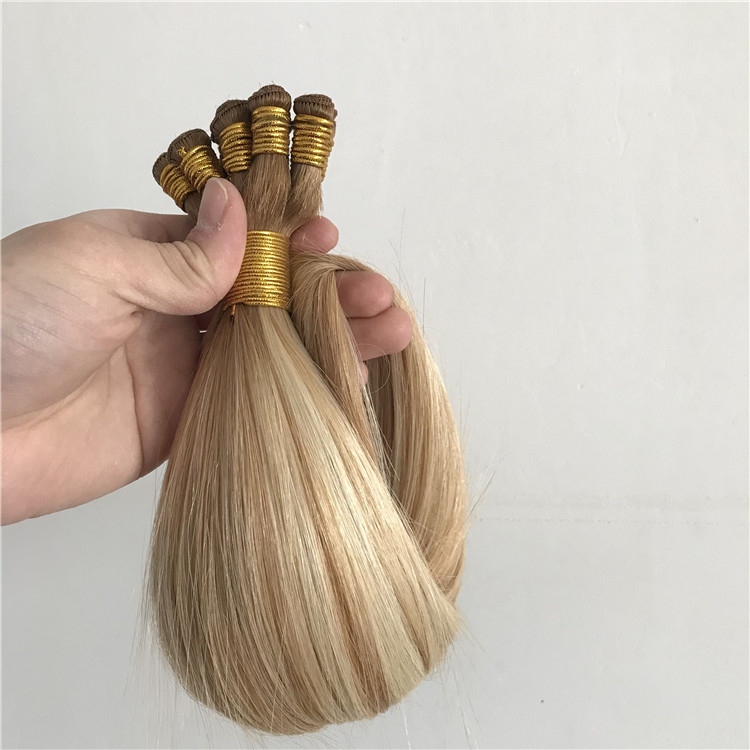 Hot human full cuticle hand tied wefts and good reviews X220